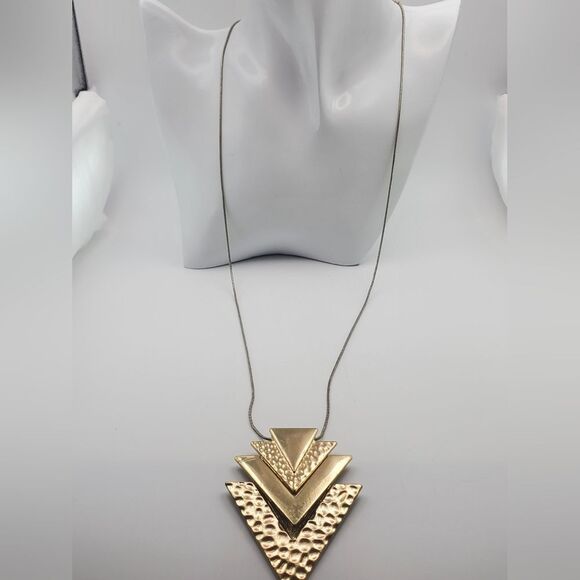 Rising Phoenix arrow statement necklace N1131 - Picture 1 of 4